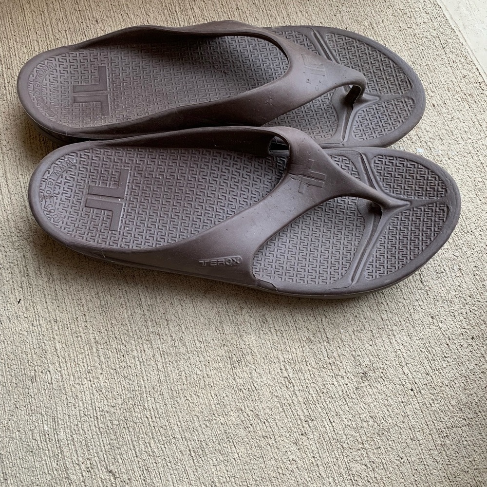 TEROX | Shoes |Men's Brown Flip Flops| size 2XL